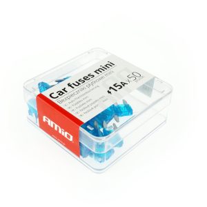 Car blade fuses mini box 50 pcs 15A