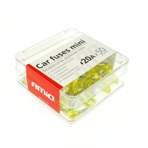 Car blade fuses mini box 50 pcs 20A