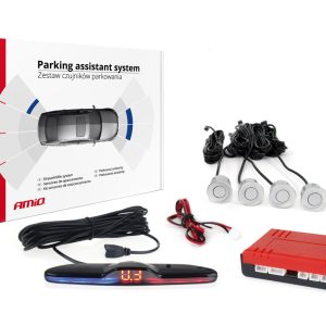 Parking assistant system MAX LED 4 sensor silver