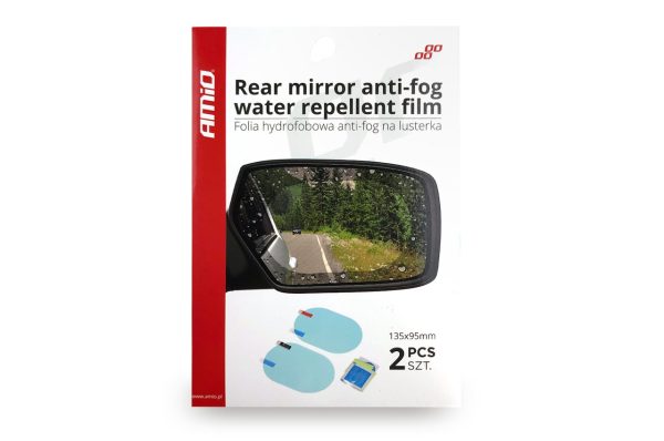 Rear mirror anti-fogwater repellent film 135x95mm 2 pcs