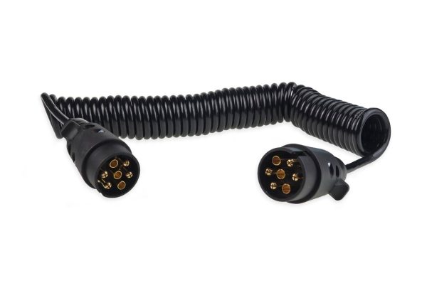 7PIN Spiral cable 12V 6 m