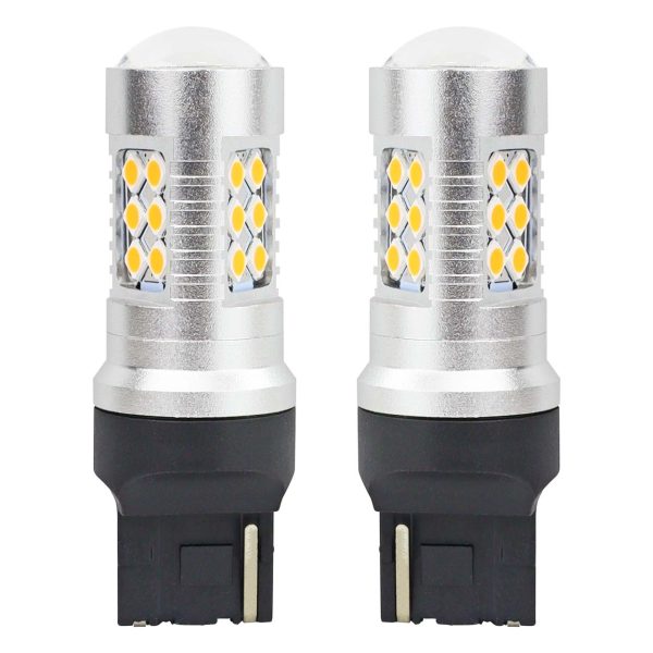 LED CANBUS 3030 24SMD T20 7440 WY21W Amber 12V/24V