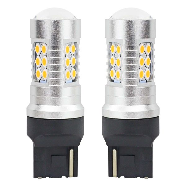 LED CANBUS 3030 24SMD T20 7440 WY21W Amber 12V/24V