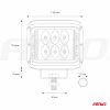 Working lamp AWL08 12 LED (2 Funkcje) 9-36V