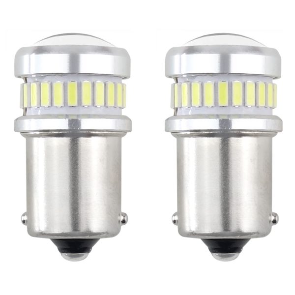 LED CANBUS 3014 24SMD + 3030 6SMD 1156 BA15S P21W R10W R5W White 12V/24V