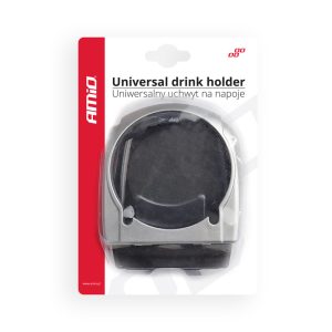 Vent mount universal drink holder silver DH-04