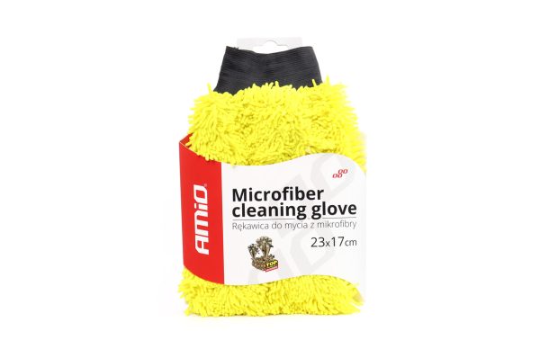 Microfiber glove yellow 23x17cm 71g