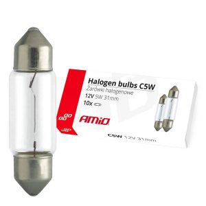 Halogen bulbs C5W Festoon 31mm 12V 10pcs