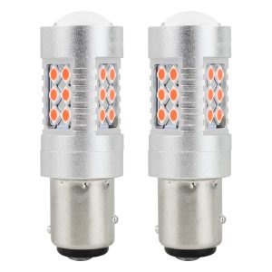 LED CANBUS 3030 24SMD 1157 BAY15D PR21/5W Red 12V/24V