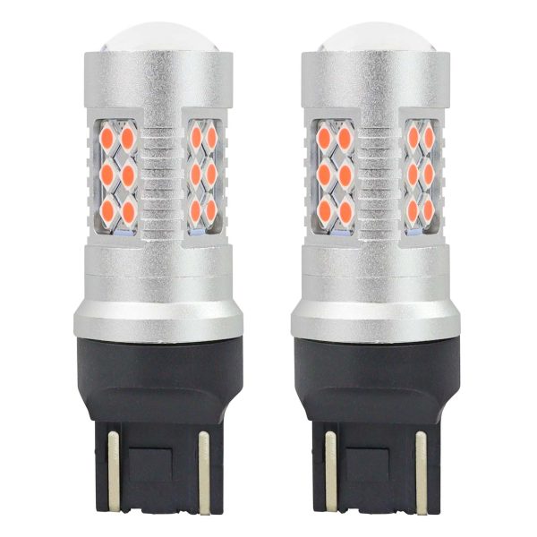 LED CANBUS 3030 24SMD T20 7443 WR21/5W Red 12V/24V