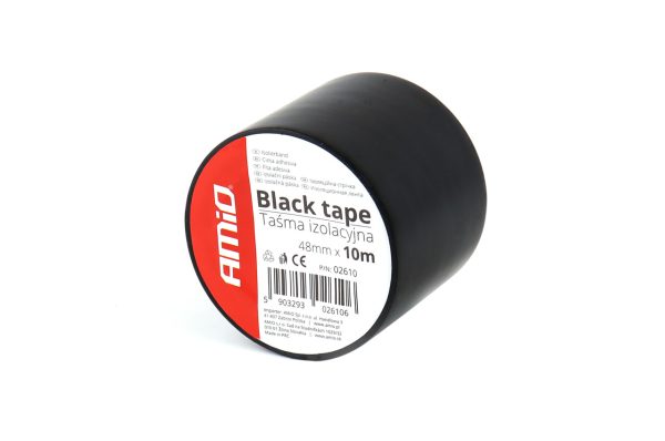 Black tape 48mm x 10m