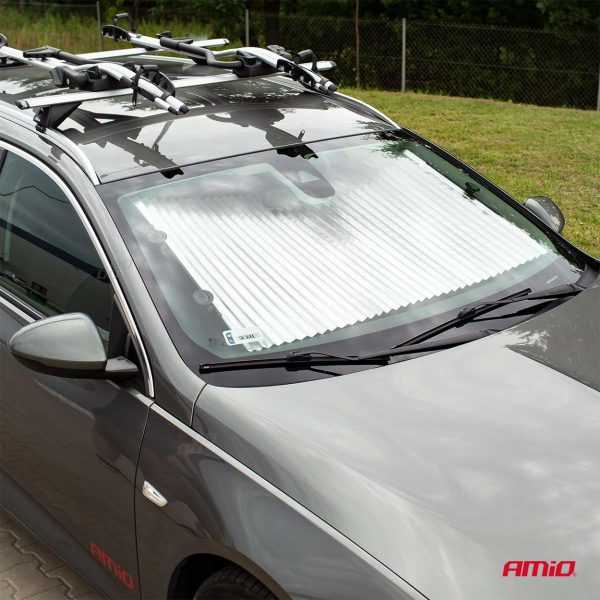 Windshield folding sun blind 120x46cm