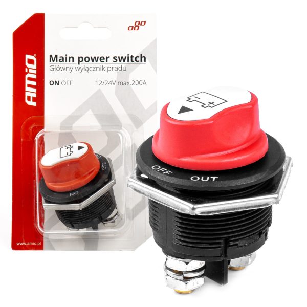 Main power switch 12/32V max 200A peak 1000A