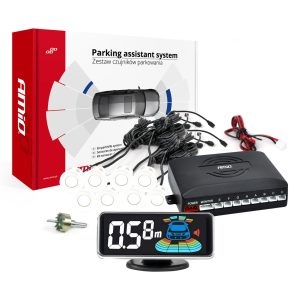 Parking assistant system LED-GRAF 3D 8 sensor white