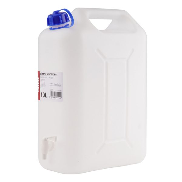 Watercan with tap 10L plastic AMIO-03202