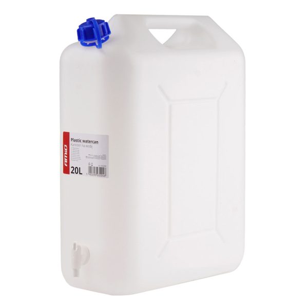 Watercan with tap 20L plastic AMIO-03204