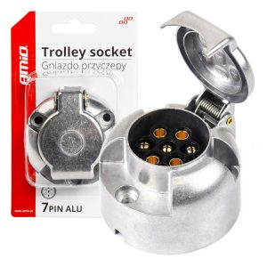 Trolley socket 7PIN ALU