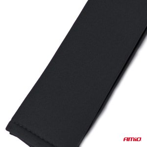 Seat belt pad black 2pcs set