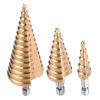 Step drills 3 pcs set 4-32mm