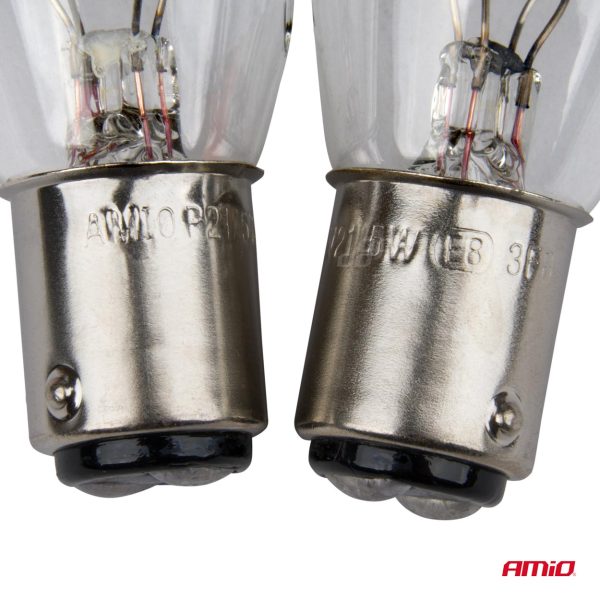 Halogen bulbs  P21/5W BAY15D 12V 2pcs blister