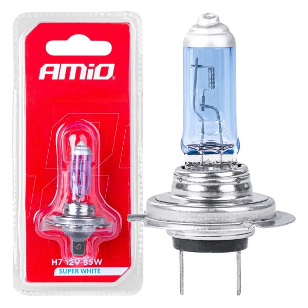 Halogen bulb H7 12V/55W Super White 1pc blister