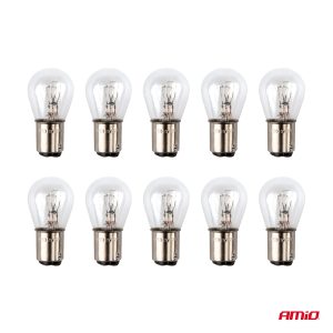 Halogen bulbs P21/4W 12V BAZ15d 10pcs