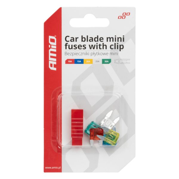 Car blade mini fuses MIX AMIO-03378