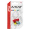 Car blade micro 2 fuses MIX AMIO-03379