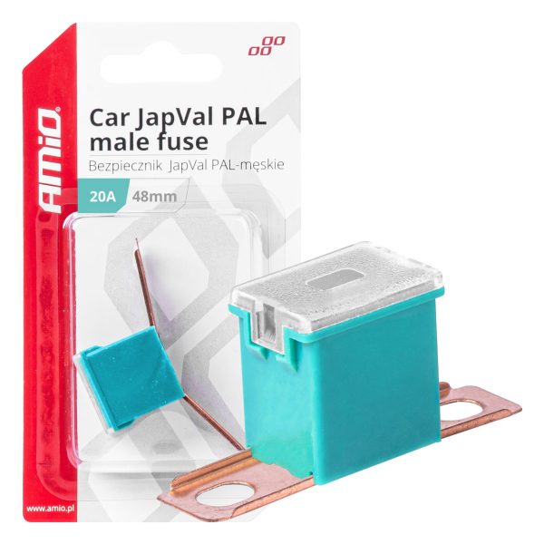 Car JapVal PAL male fuses 48mm 20A AMIO-03417