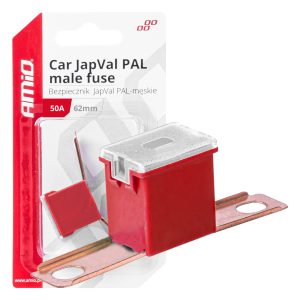 Car JapVal PAL male fuses 62mm 50A AMIO-03429