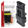 Connector plug and socket set AMIO-03521