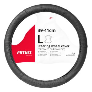 Steering wheel cover Leather Series SWC-50-L (39-41cm)