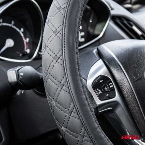 Steering wheel cover Leather Series SWC-51-XL (41-43cm)