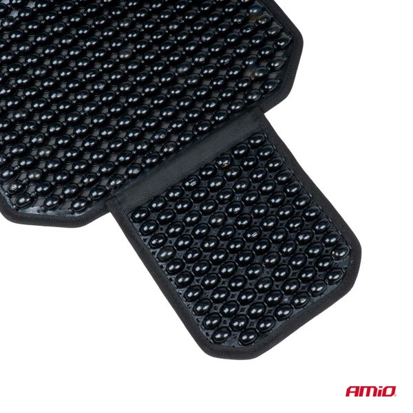 Seat mat with lumbar support and headrest AMIO-03650