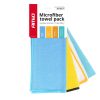 Microfiber towel pack 30x40cm 275/300/350/600g AMIO-03751