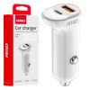 Car charger USB-A+ USB-C 20W 12/24V AMiO-03875