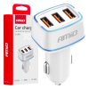 Car charger 3x USB-A 30W 12/24V AMiO-03889