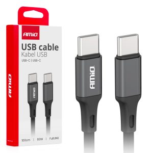 USB-C to USB-C cable 60W 100cm FullLINK AMIO-03902