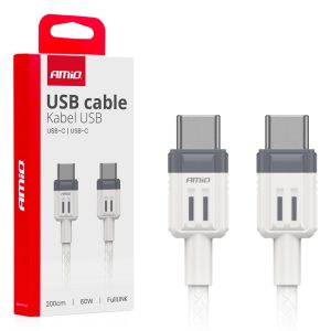 USB-C to USB-C cable 60W 200cm FullLINK AMIO-03909