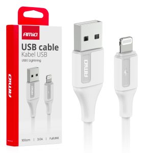 USB to Lightning 3A 100cm FullLINK AMIO-03919