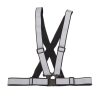 Reflective safety belt vest black color AMiO-03938