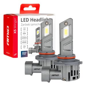 LED Headlights X5-series WINGER H3 6000K max 50W AMIO-03948