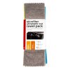 Microfiber ultrasonic cut towel pack 35x35cm 250g AMIO-03971