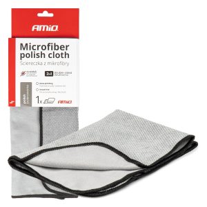 Microfiber cloth for polishing 30x40cm 230g AMIO-03975