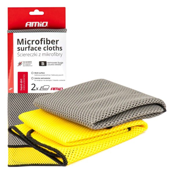 Microfiber surface cloth 40x40cm 280g AMIO-03977