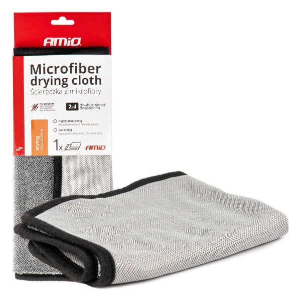 Microfiber drying towel 40x30cm 550g AMIO-03981