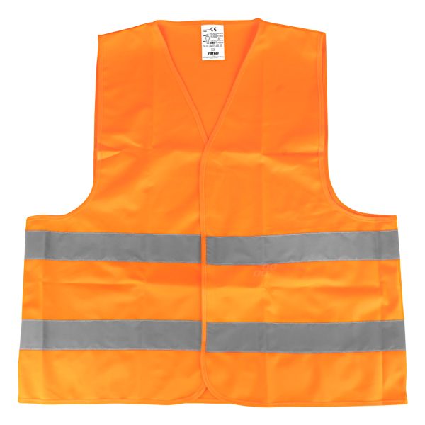 Safety vest orange with certificate AMIO-03986