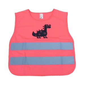 Rescue vest for kids pink DINOSAUR AMIO-03989