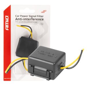 Car Power Signal Filter Anti-interference with glass fuse 12V AMIO-04099