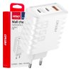 Wall charger Quick Charge 65W USB-A + 2xUSB-C AMIO-04289